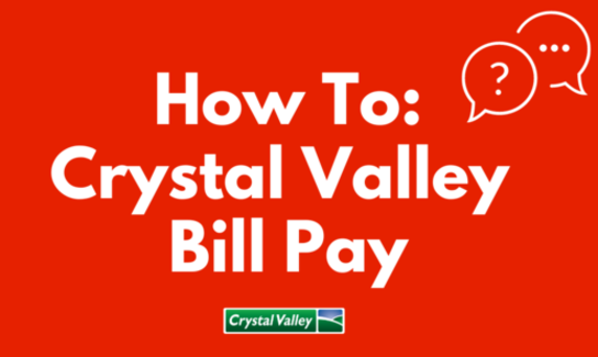 How To Crystal Valley Bill Pay